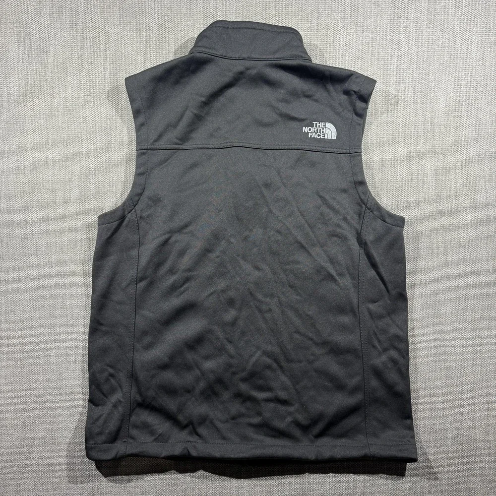 The‎ North Face Vest Mens Small Black WindWall Softshell Full Zip Hiking Outdoor